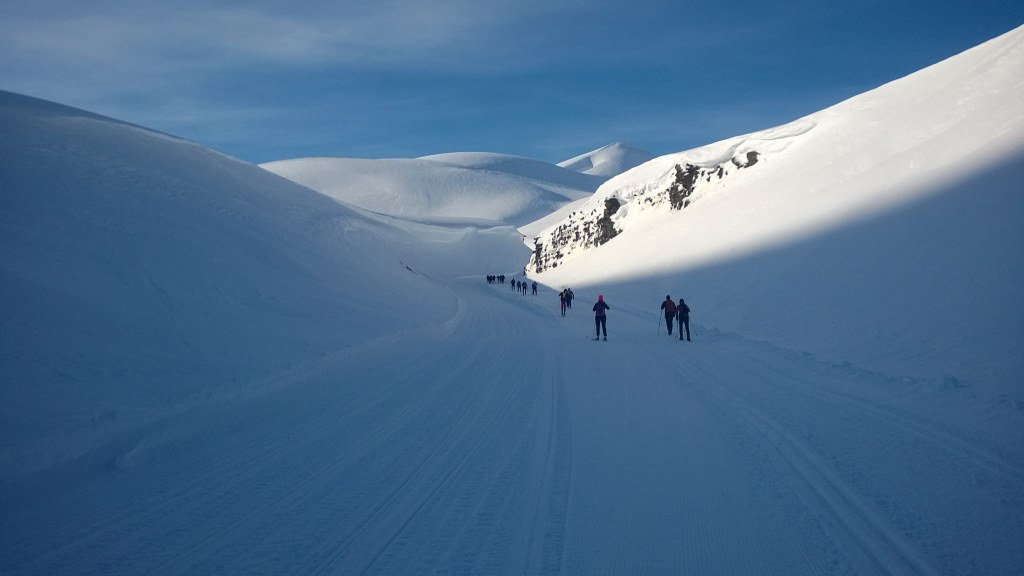Svalbardin hiihtomaraton on käytävä kerran elämässä. Mies pääsi sinne jo. kuva: Patrick Pitkänen)
